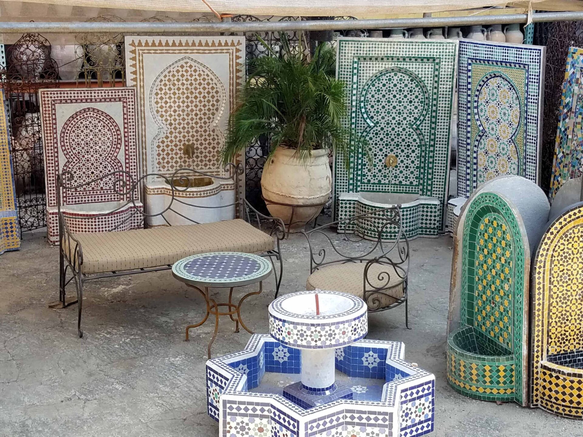 Moroccan Garden Fountain