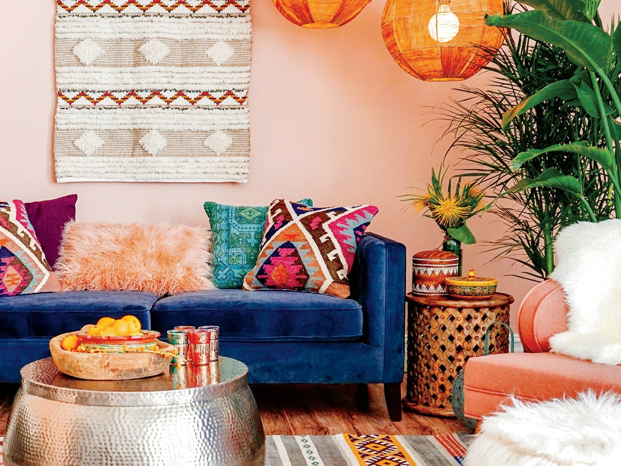Colorful moroccan pillows online