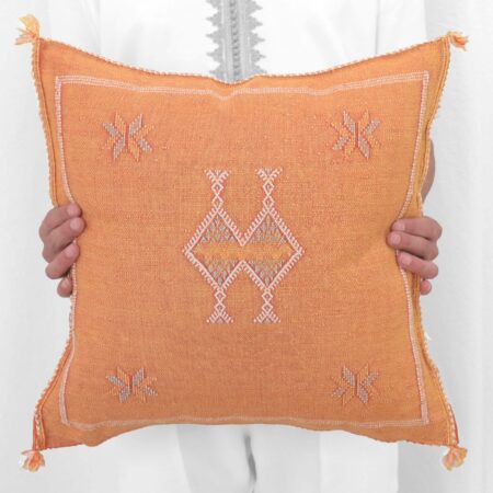 Moroccan Cactus Silk Pillow